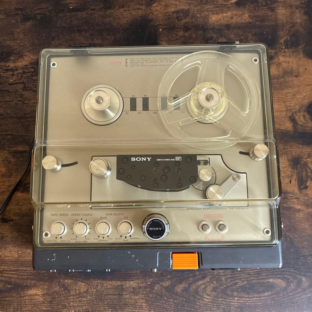SONY TC-5550-2 オープンリールデッキ　デンスケ