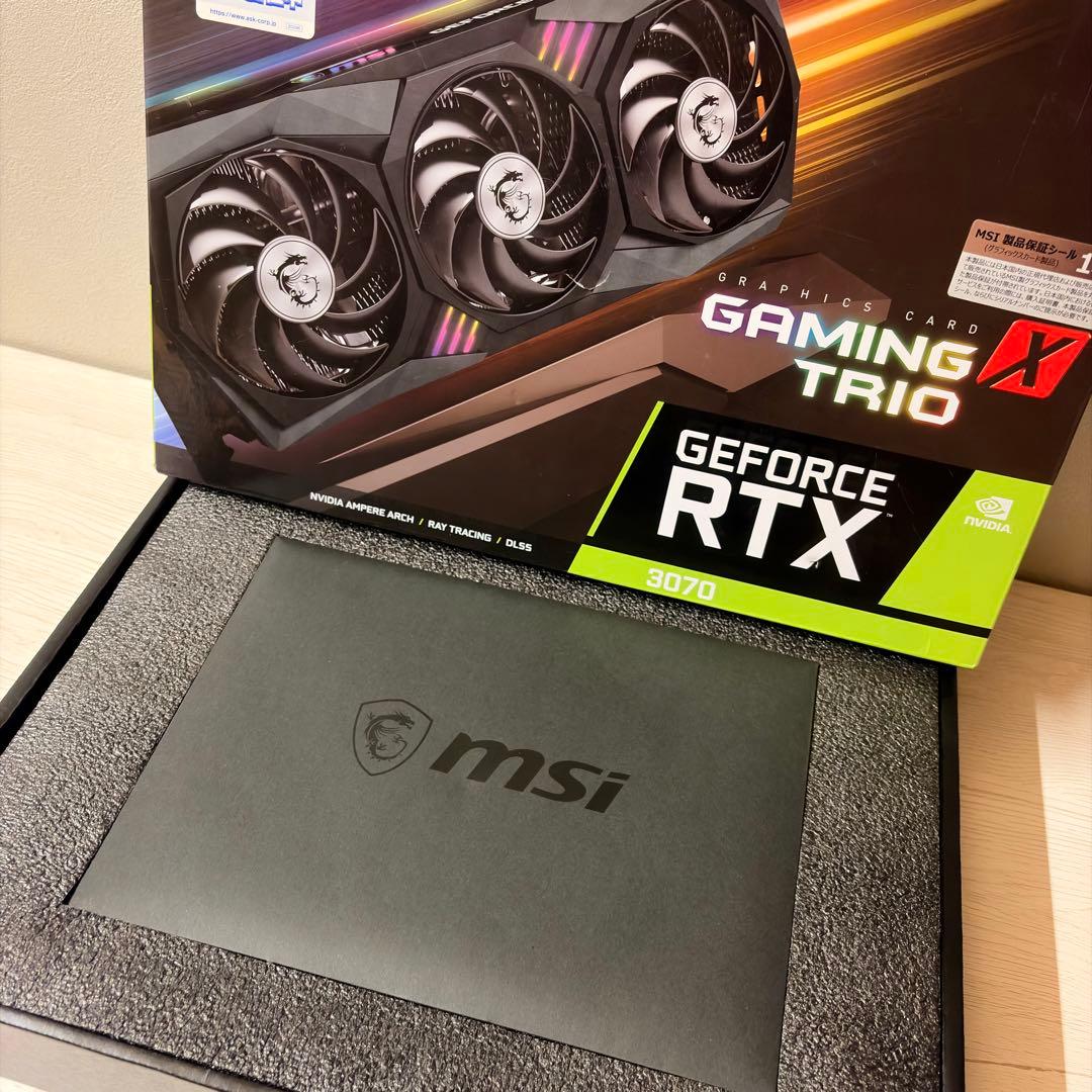 グラフィックボード・グラボ・ビデオカード MSI GeForce RTX 3070 Gaming X Trio