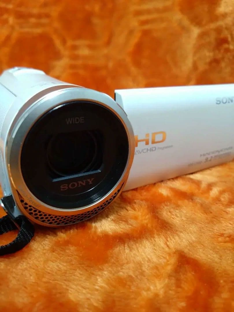 SONY HDR-CX480(W) WiFi内蔵モデル　軽量簡単操作　ケース付