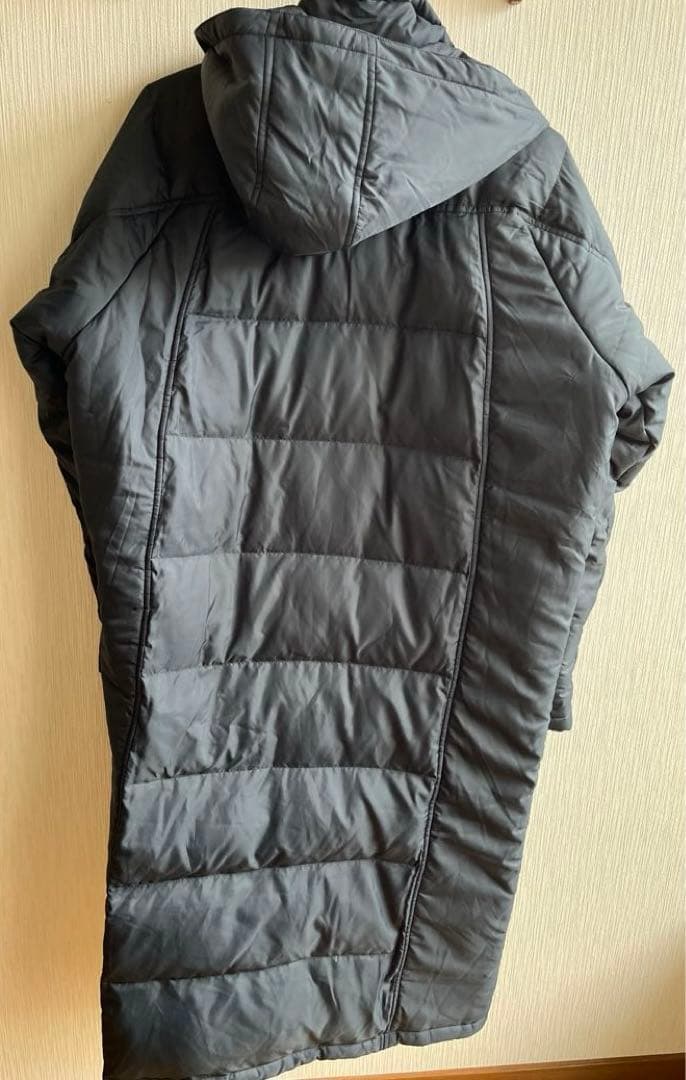 mizuno ベンチコート　ネイビー×ピンク　美品　ロングダウンコート