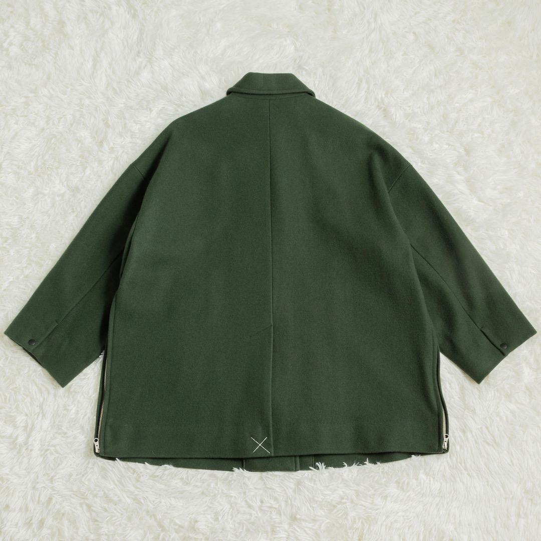 未使用 yuni 24AW ウールスーパー100 ミドルレングス ステンコート