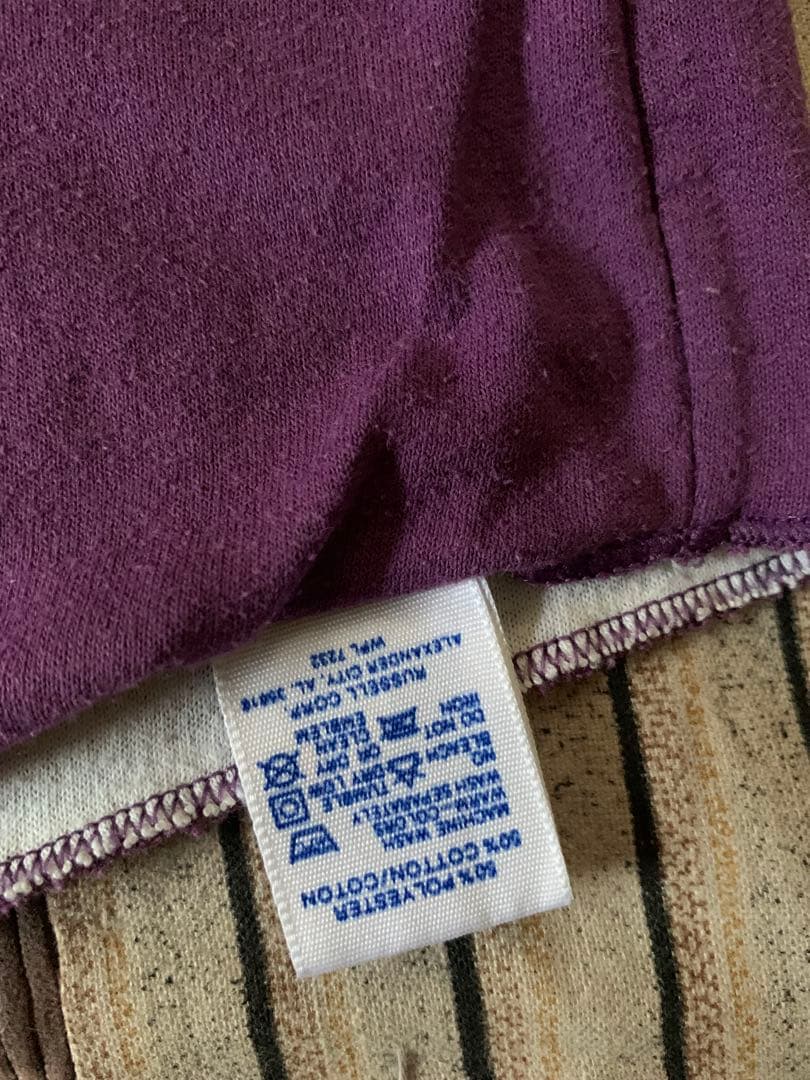 80s russell vtg リバーシブル Tシャツ フットボール ラッセル