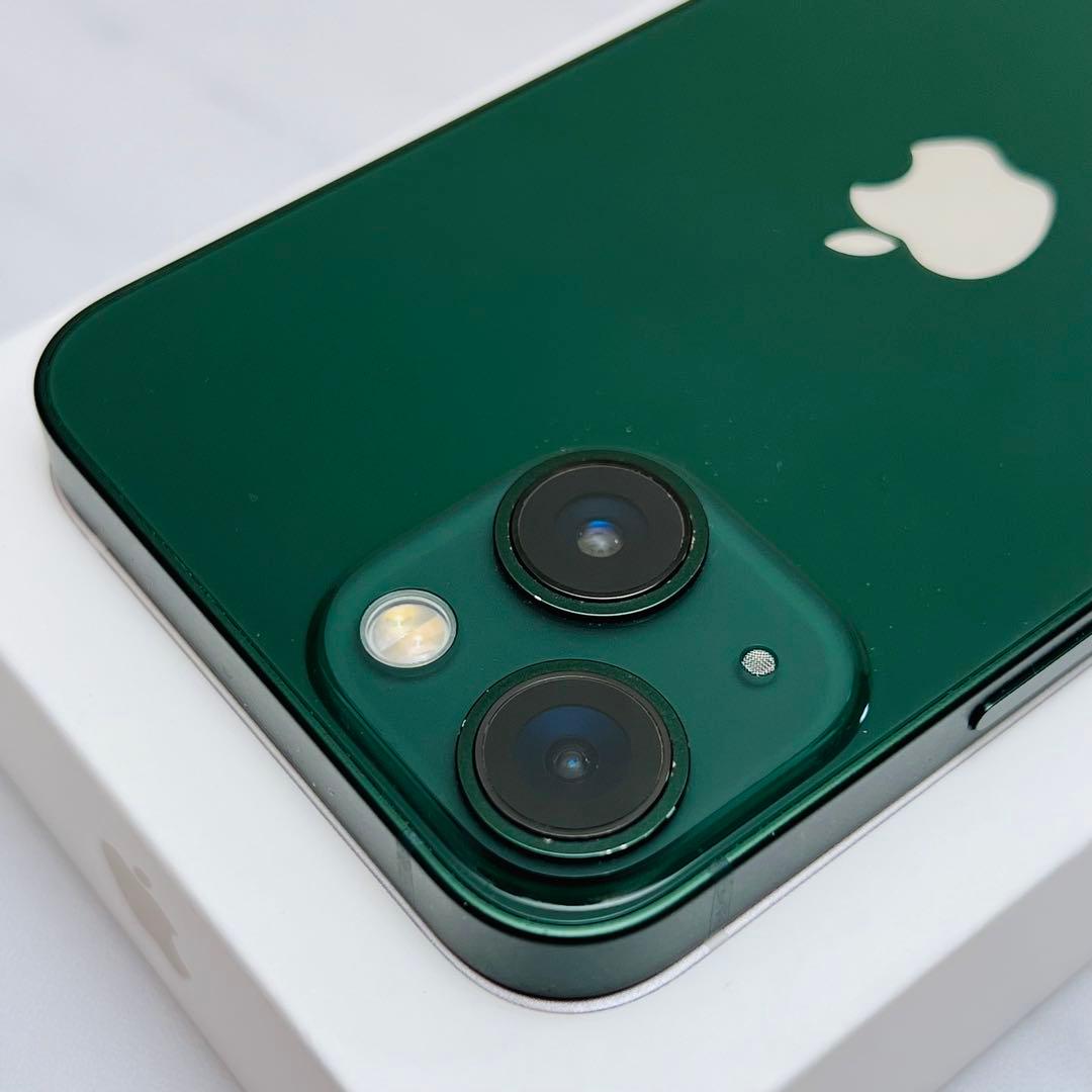 【上美品☆】iPhone13mini 本体 Green 128GB SIMフリー