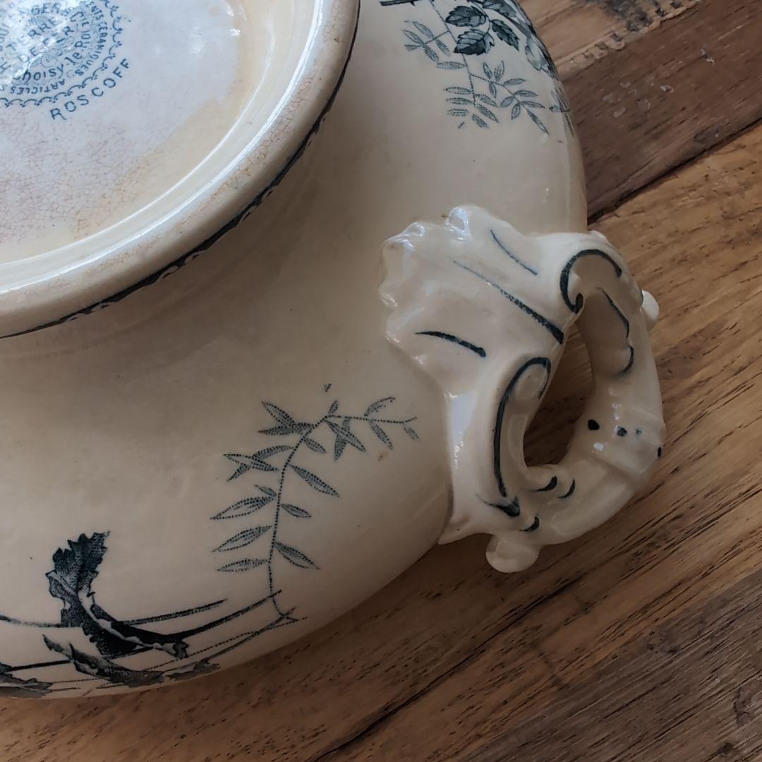 フランスアンティーク brocanteショワジールロワ窯 スーピエール