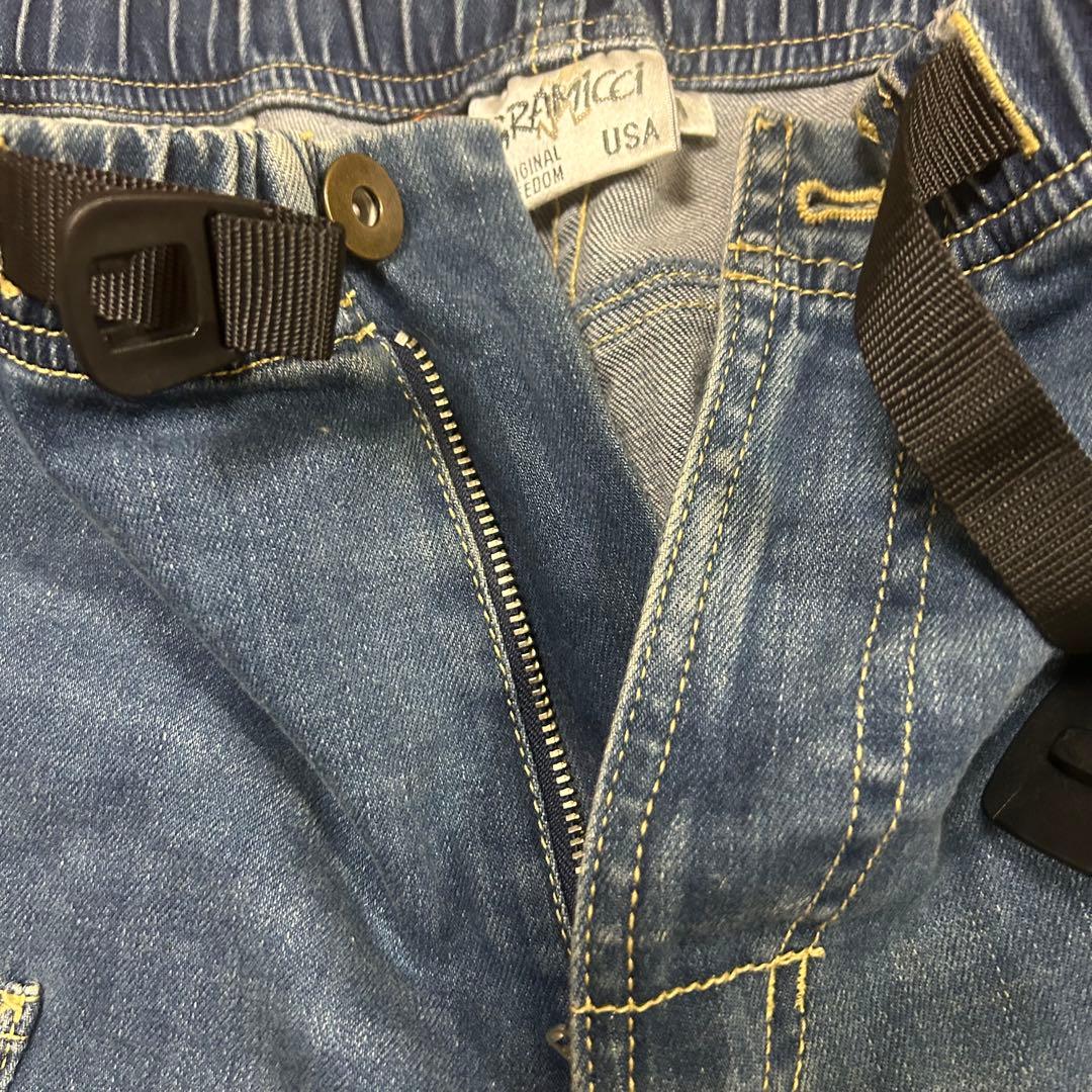 グラミチxグリップスワニー　ガーデンデニムパンツM