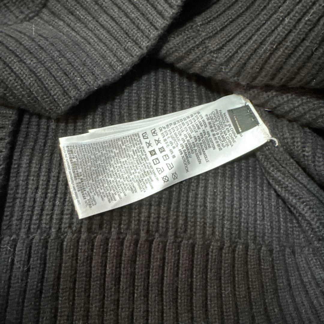 まーみん DIESEL 異素材ドッキングニットワンピース ミディドレス