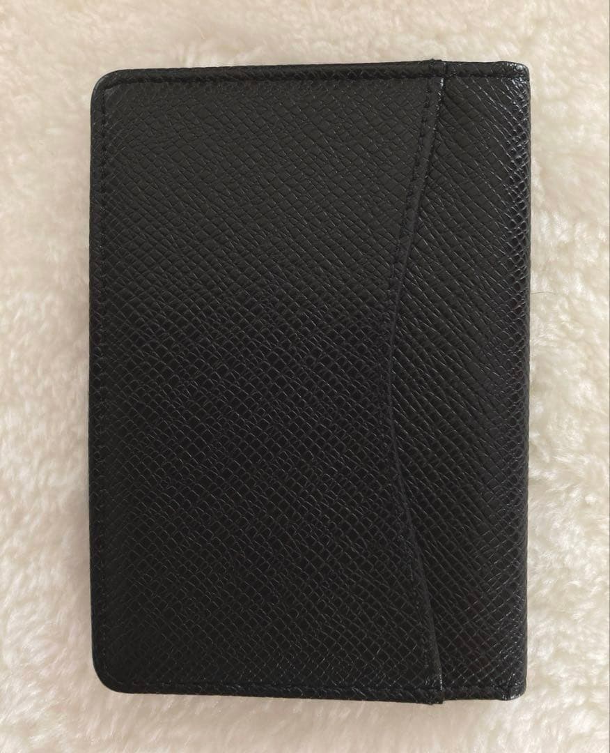 Louis Vuitton タイガライン　ブラック 名刺入れ　おまけ紙袋付き