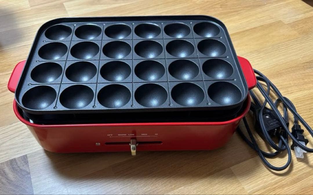 BRUNO ホットプレート たこ焼きプレート・セラミックコート鍋付き