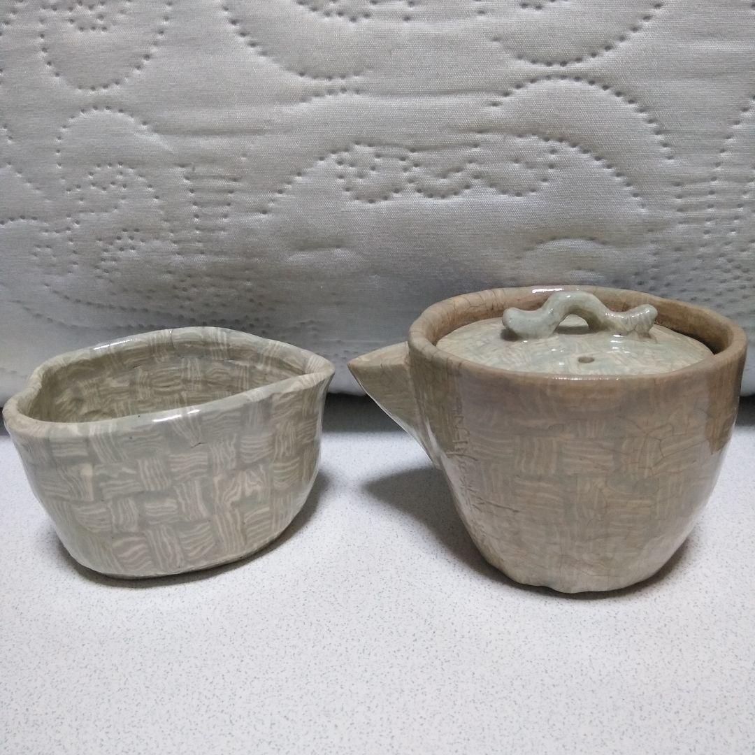 宝瓶 急須練り上げ手内田泰秀