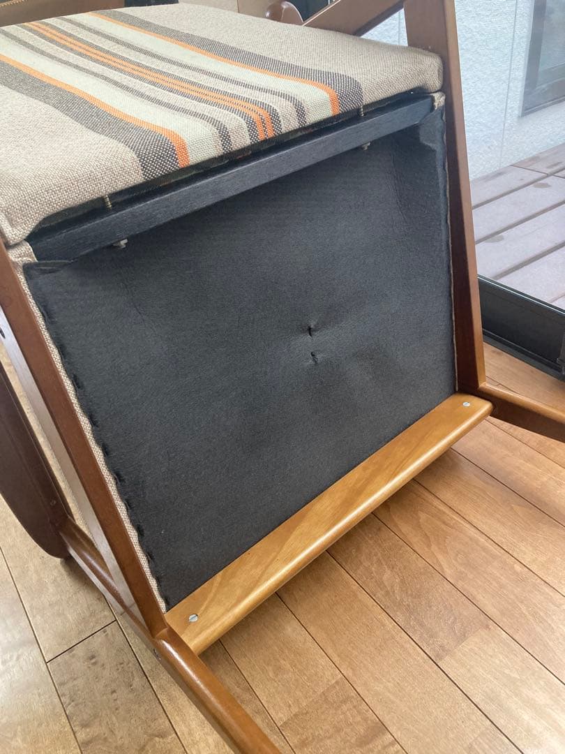 ジャンク品 カリモク1人掛けソファ