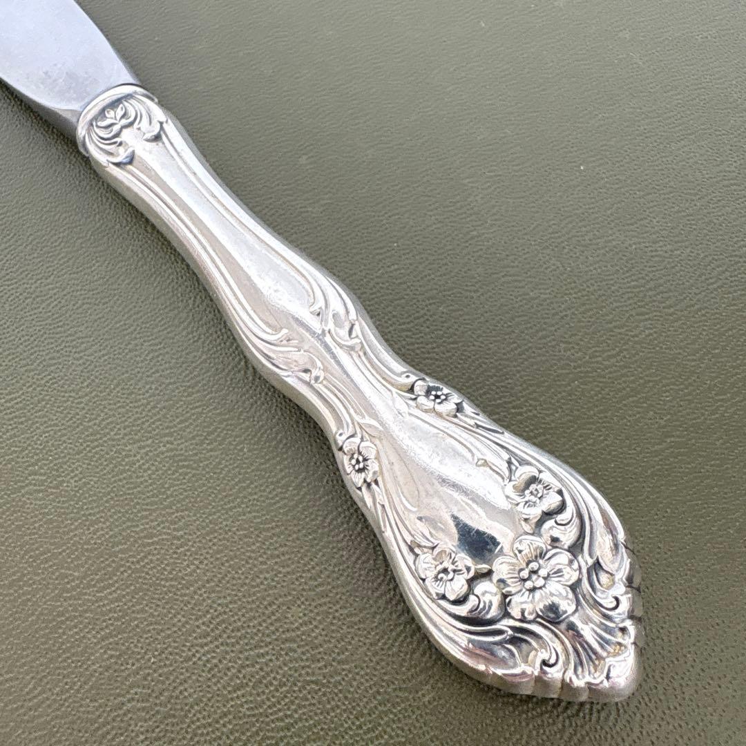 ビンテージ　ALVIN STERLING ナイフ　Chateau Rose 純銀