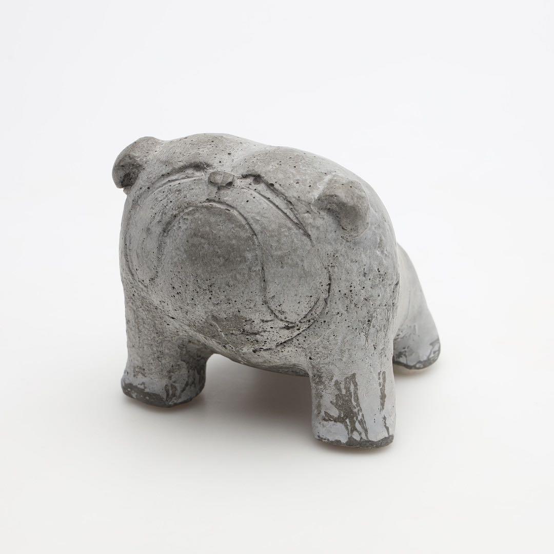 レア作品　リサラーソン コンクリート製　ブルドッグ