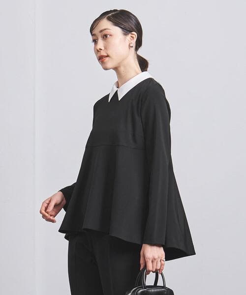 UNITED ARROWS FEEL FREE 2WAY ブラウス ペプラム