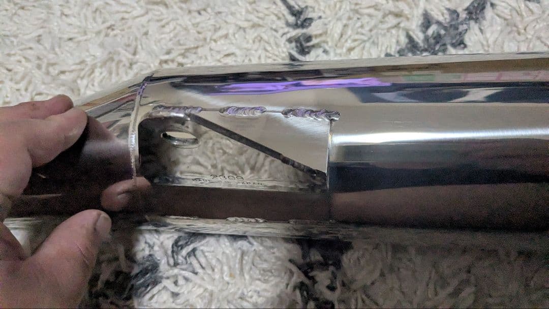 SP忠男　GB350 2BL-NC59 パワーボックスサイレンサー