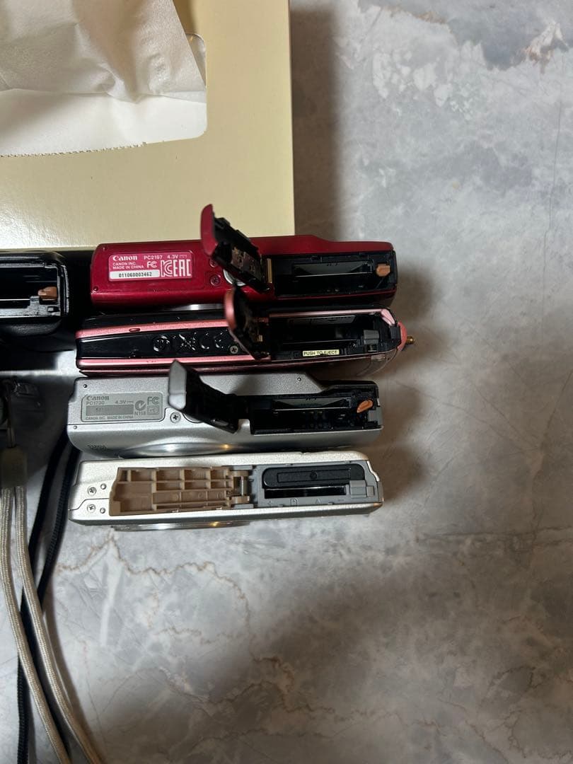 コンパクトデジカメ7台まとめ売り（ジャンク品）