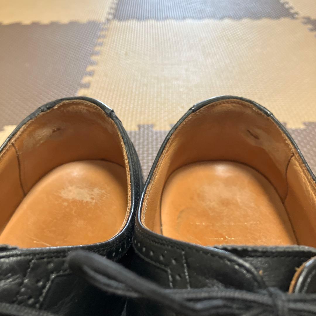 スコッチグレインウィングチップ ブラック