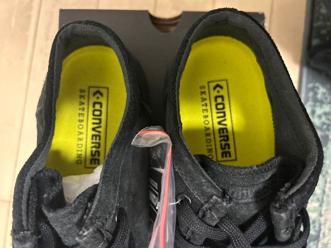 CONVERSE CS MOCCASINS SK OX ブラック 25.5