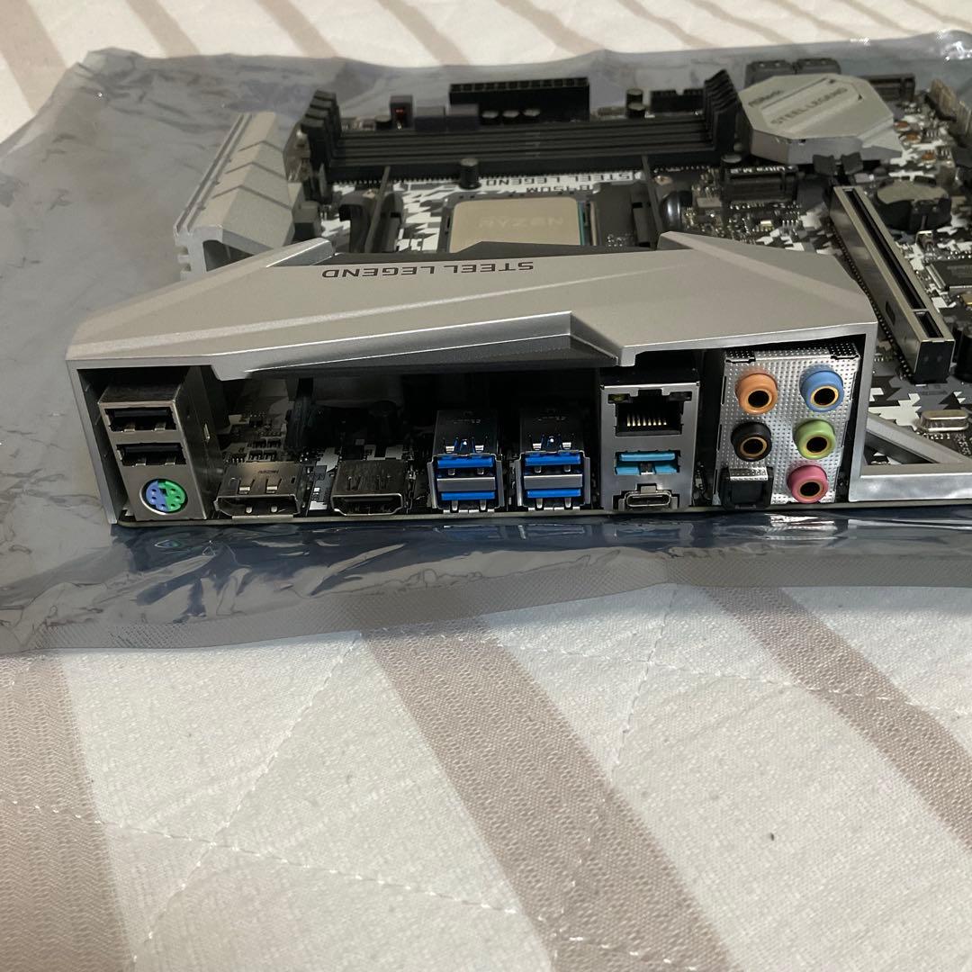 ASRock B450M STEEL LEGEND (CPU付き)