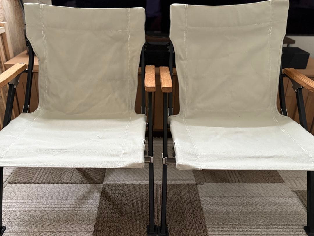 スノーピーク ローチェア30 アイボリー 2脚セット