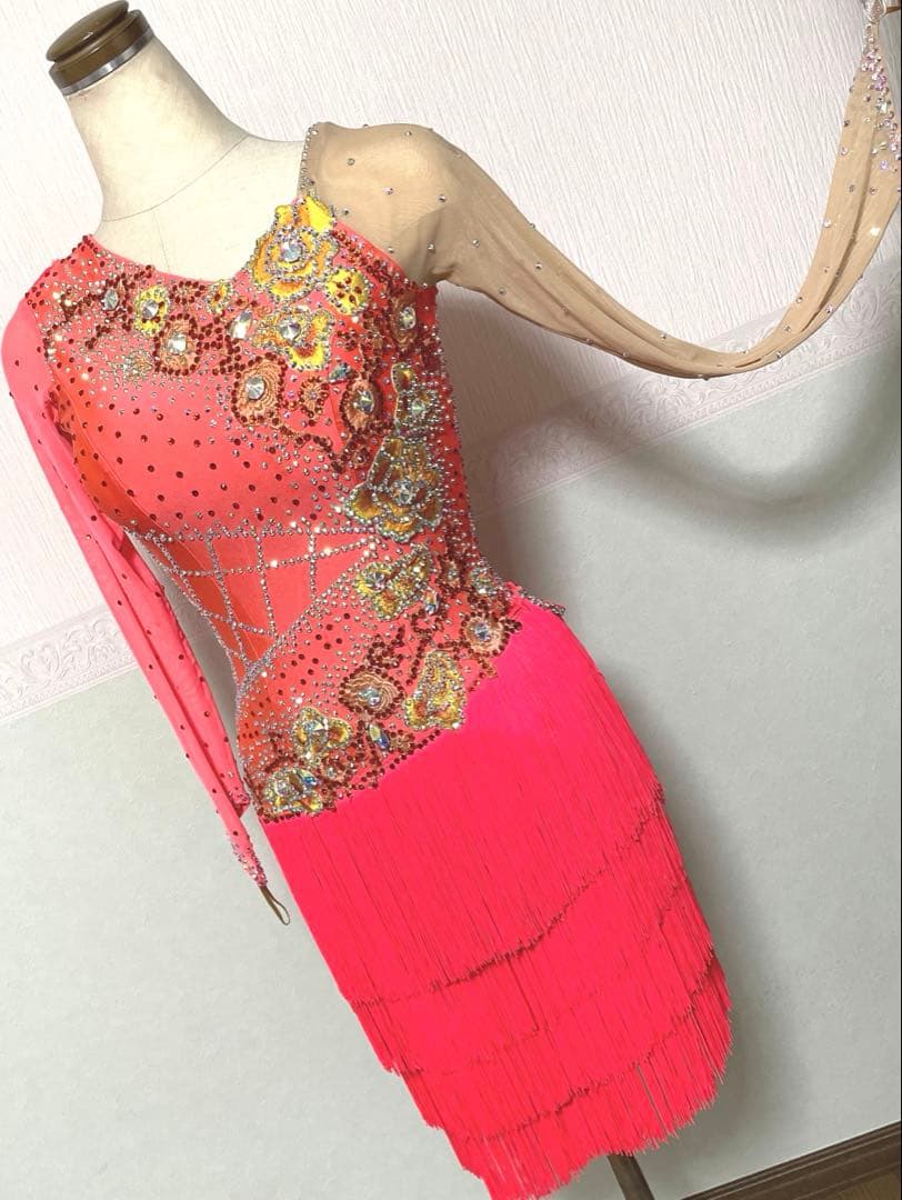 社交ダンスドレス フリンジ　ラテンドレス　新品
