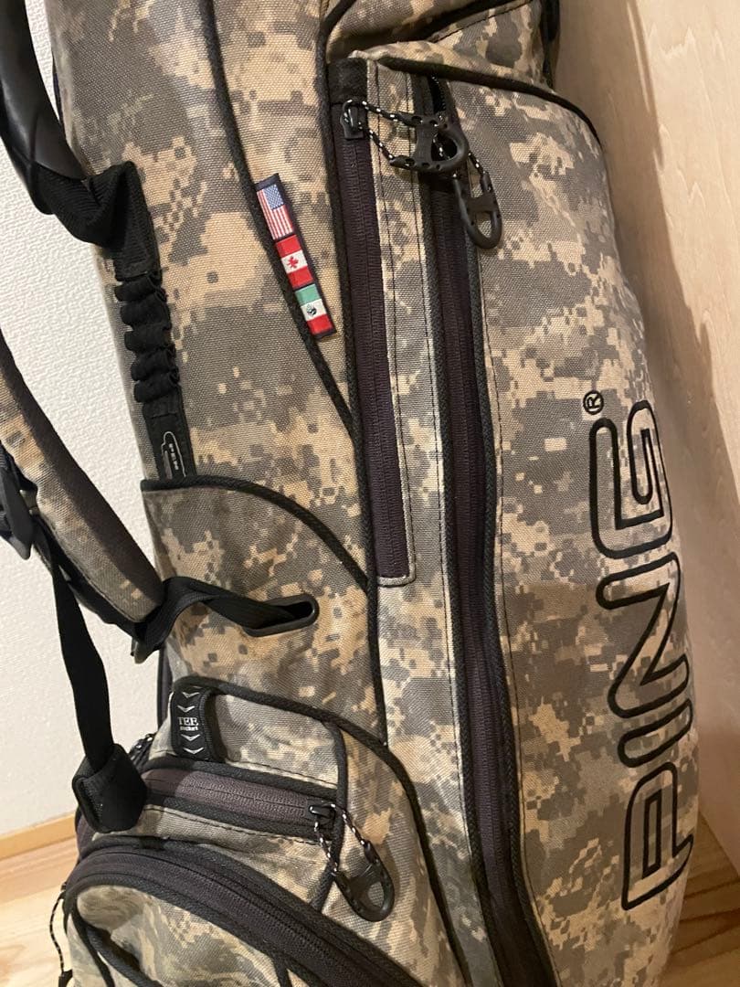 R*E様 アメリカ限定　PING HOOFERデジタルカモ柄　レアキャディバッグ