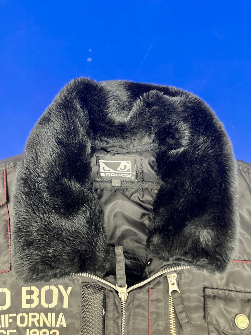 BAD BOY ブラック　フライトジャケット つなぎ