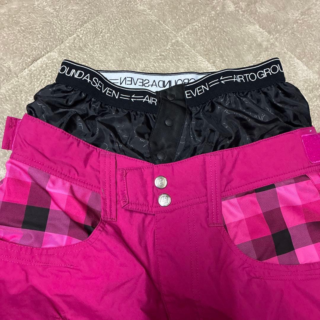 DESCENTE スキーウェア　Lサイズ　ピンク/ブラック　上下セット