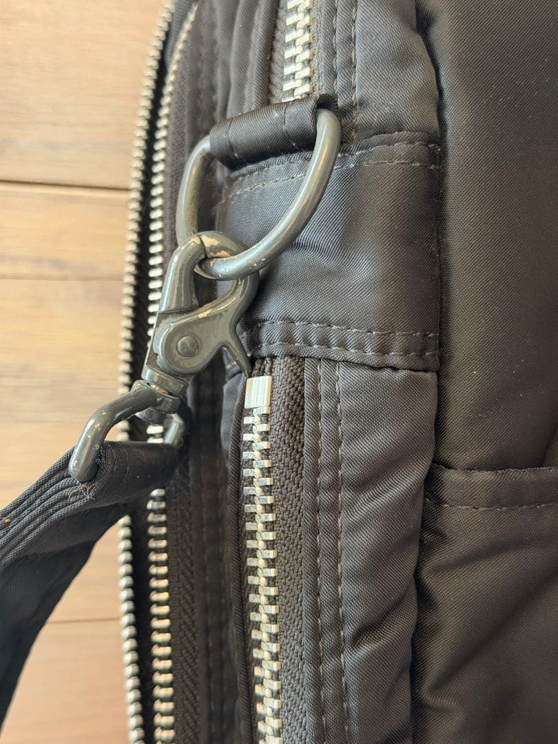 ☆美品☆ポーター タンカー 2way 2層式 拡張可能　ビジネスバッグ 黒 A4