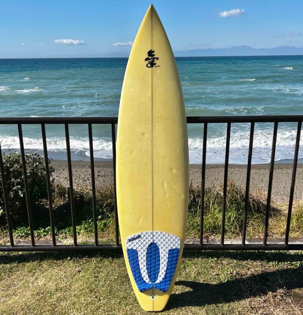 イエロー トライフィン ショートボード
