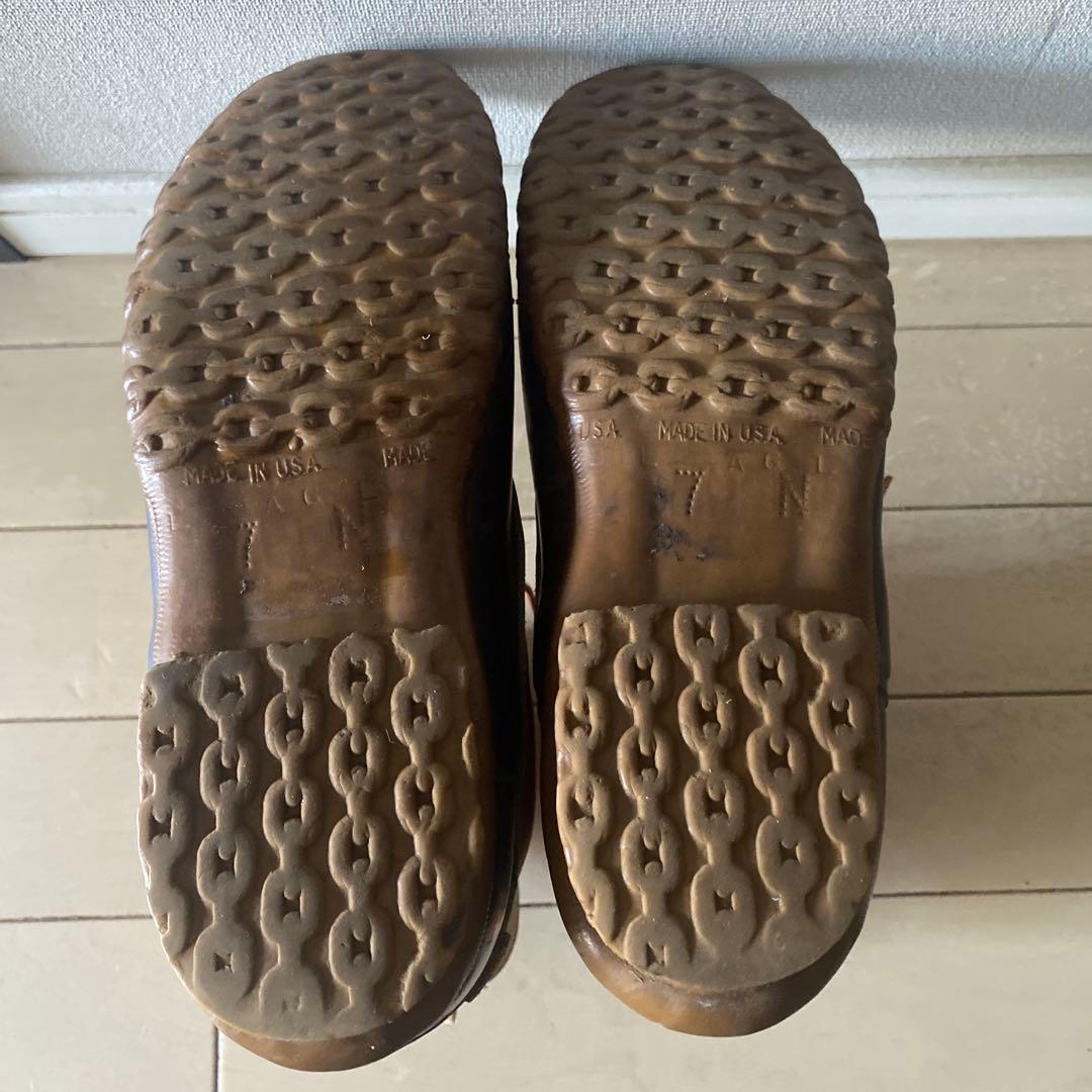 【希少ナローレアモデル】エルエルビーン 日本未発売　ガムシューズ　US7