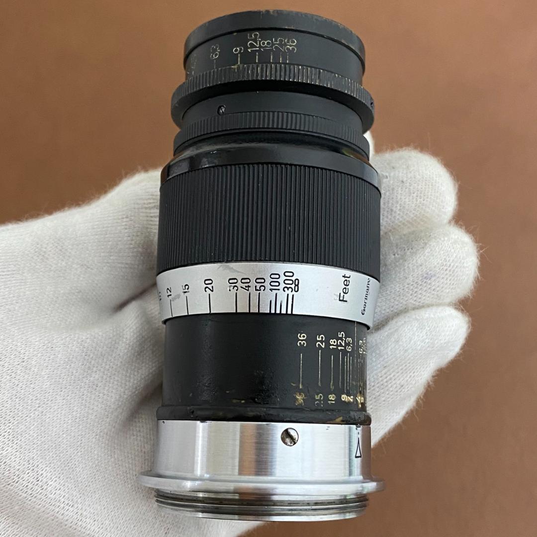 LEICA Elmar L90mm f4.0 Black 1942年製