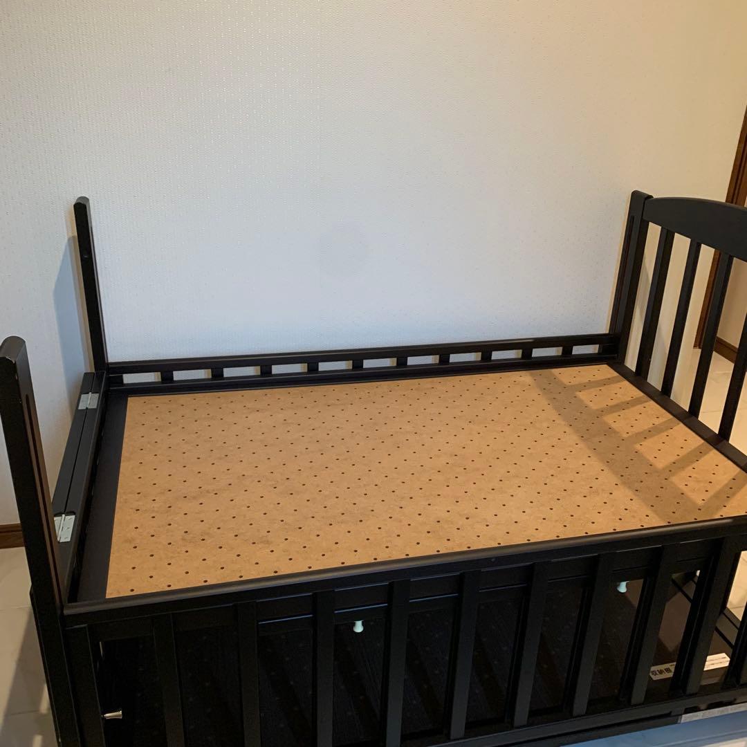 【♡きれい♡】ヤマサキ　ベビーベッド　スリーオープンベッド　b-side DX⭐︎