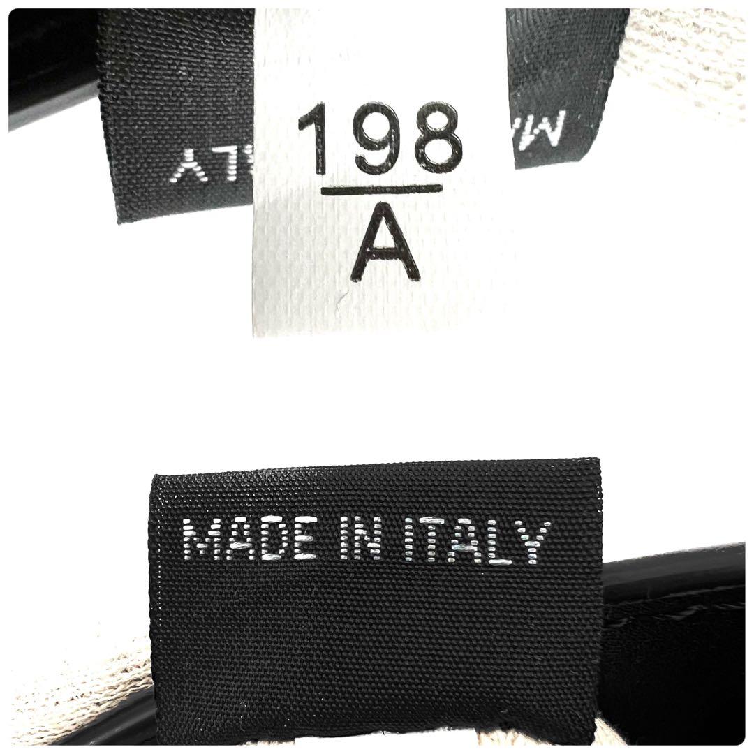 極美品　MIU MIU　ナッパレザー　巾着バッグ　斜め掛け　ショルダーポーチ　黒