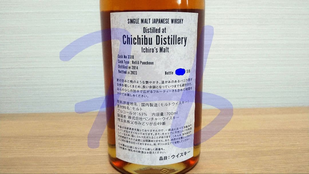 イチローズモルト　【ラグビーラベル】