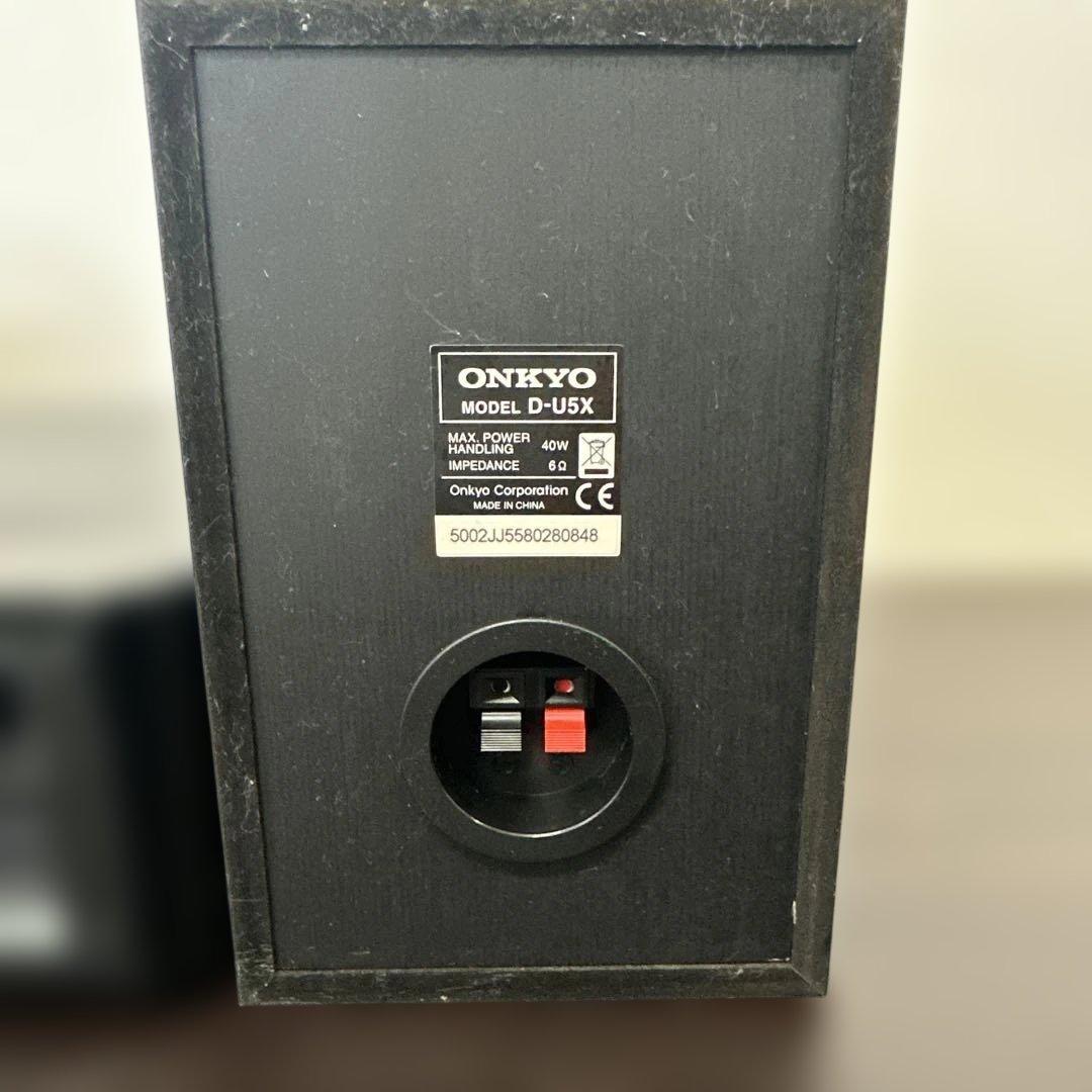 ONKYO オンキヨー X-U5X CDレシーバーシステム+スピーカー ケーブル