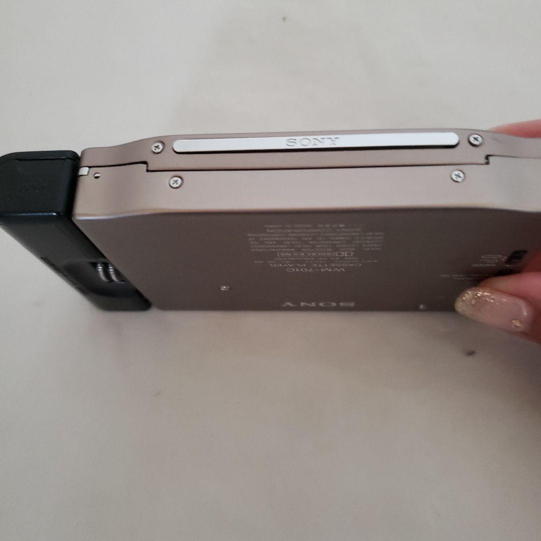 SONY ソニーウォークマン WM-703C アンティーク カセット シルバー