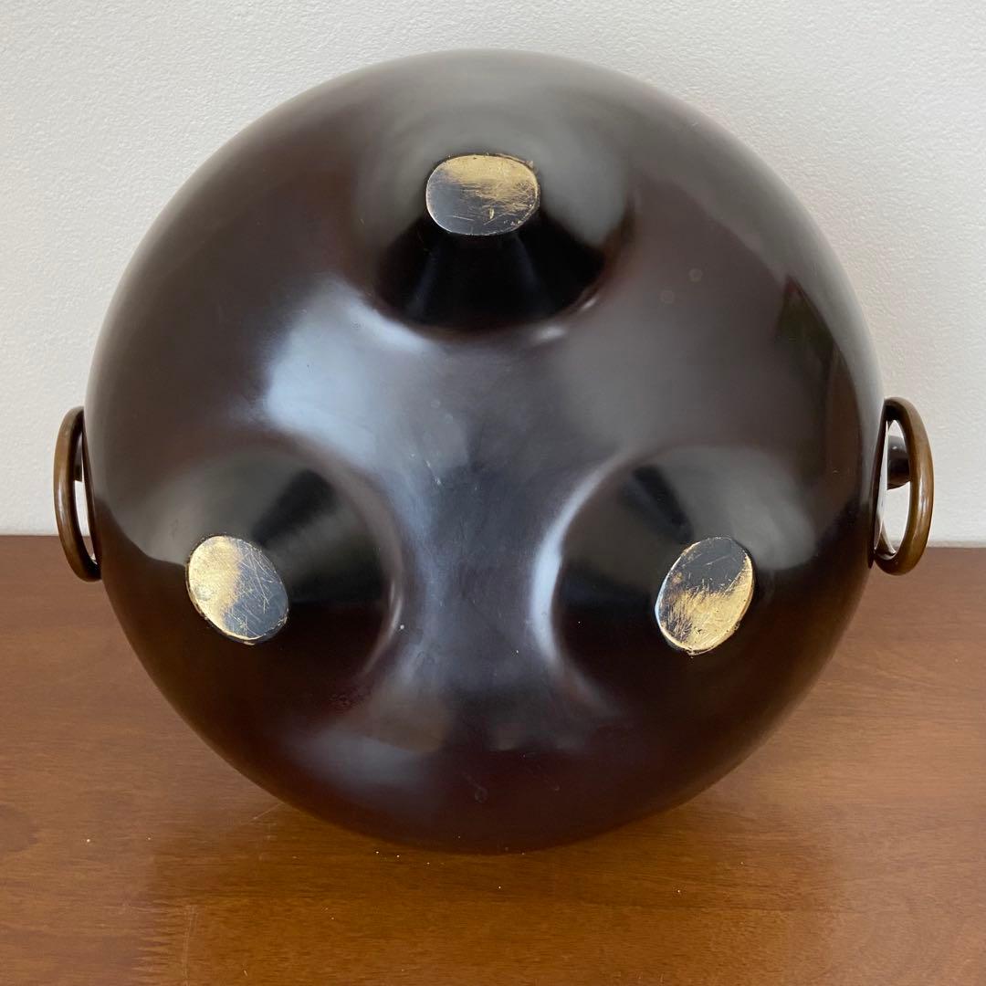 茶釜 唐銅鬼面風炉　金森紹栄　共箱入　人間国宝 高橋敬典釜添　茶道具　茶器