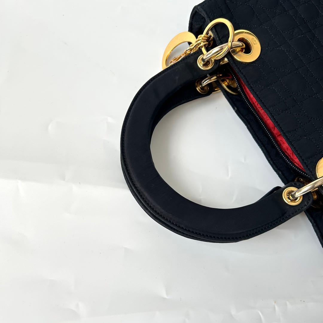 dior ディオール　カナージュ　ナイロン　レディディオール　トート