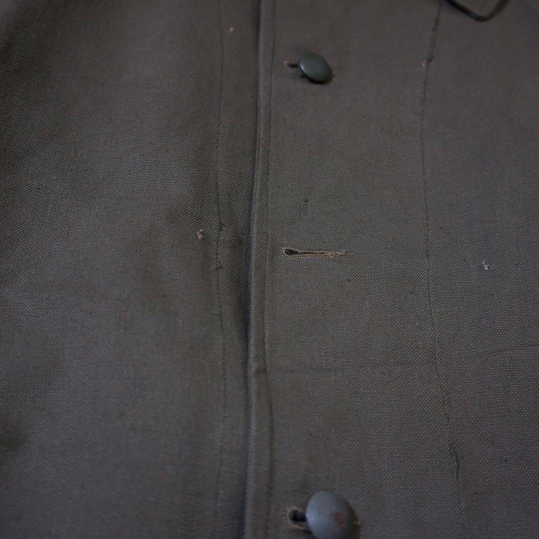 希少 50s フランス軍 M-35 モーターサイクルコート 実物 ミリ