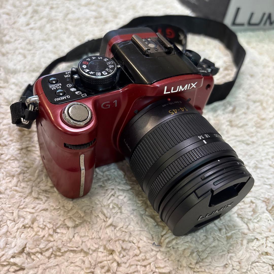 Panasonic LUMIX DMC-G1 レッド ミラーレス一眼カメラ