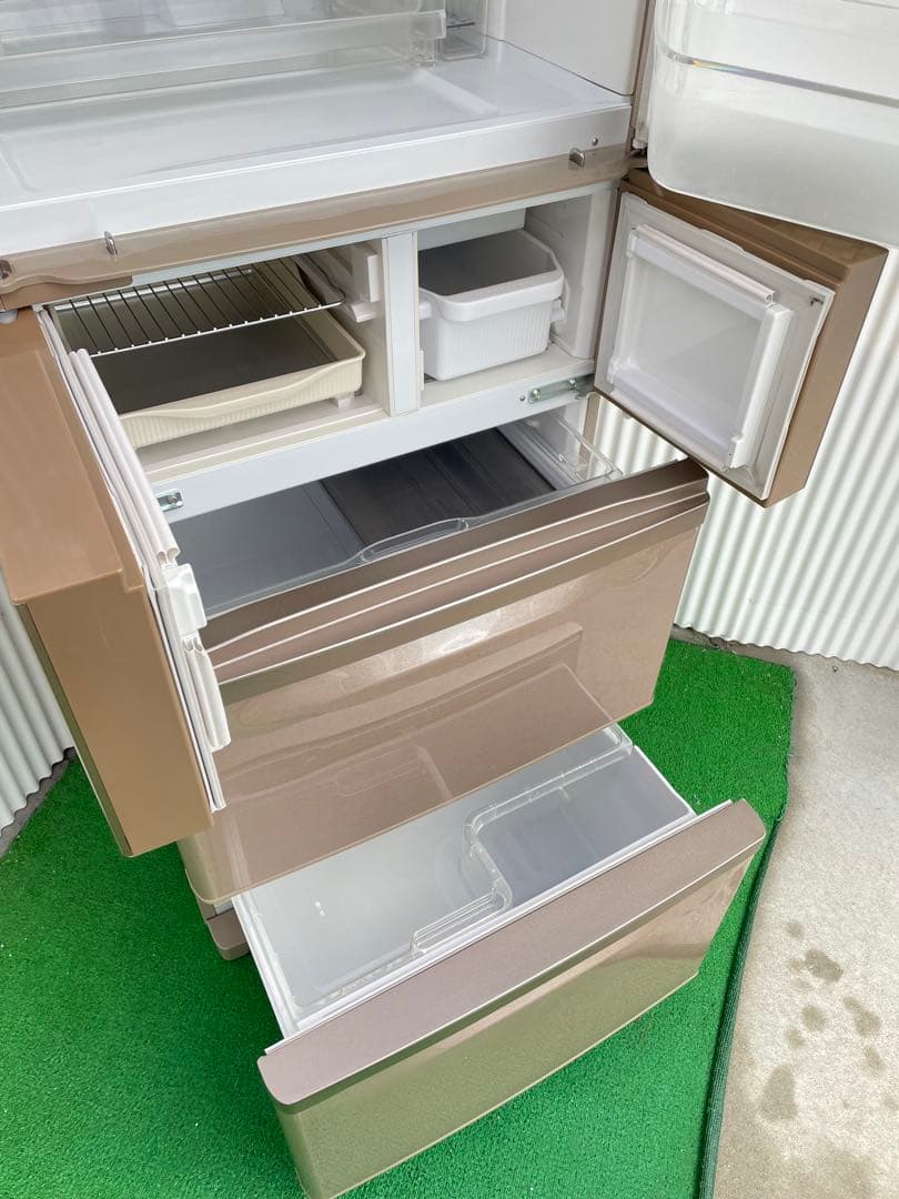 937 シャープ 左右どっちもドア 5ドア冷蔵庫 冷⇔温愛情ホット庫搭載 高性能