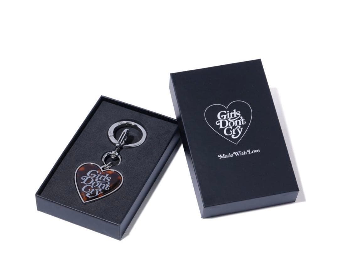 小物 GIRLS DON'T CRY TORTOISESHELL KEYRING