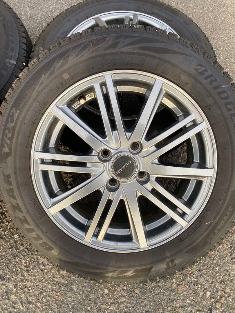 175/65R15スタッドレス　ホイールセット　バリ溝　引取り可能