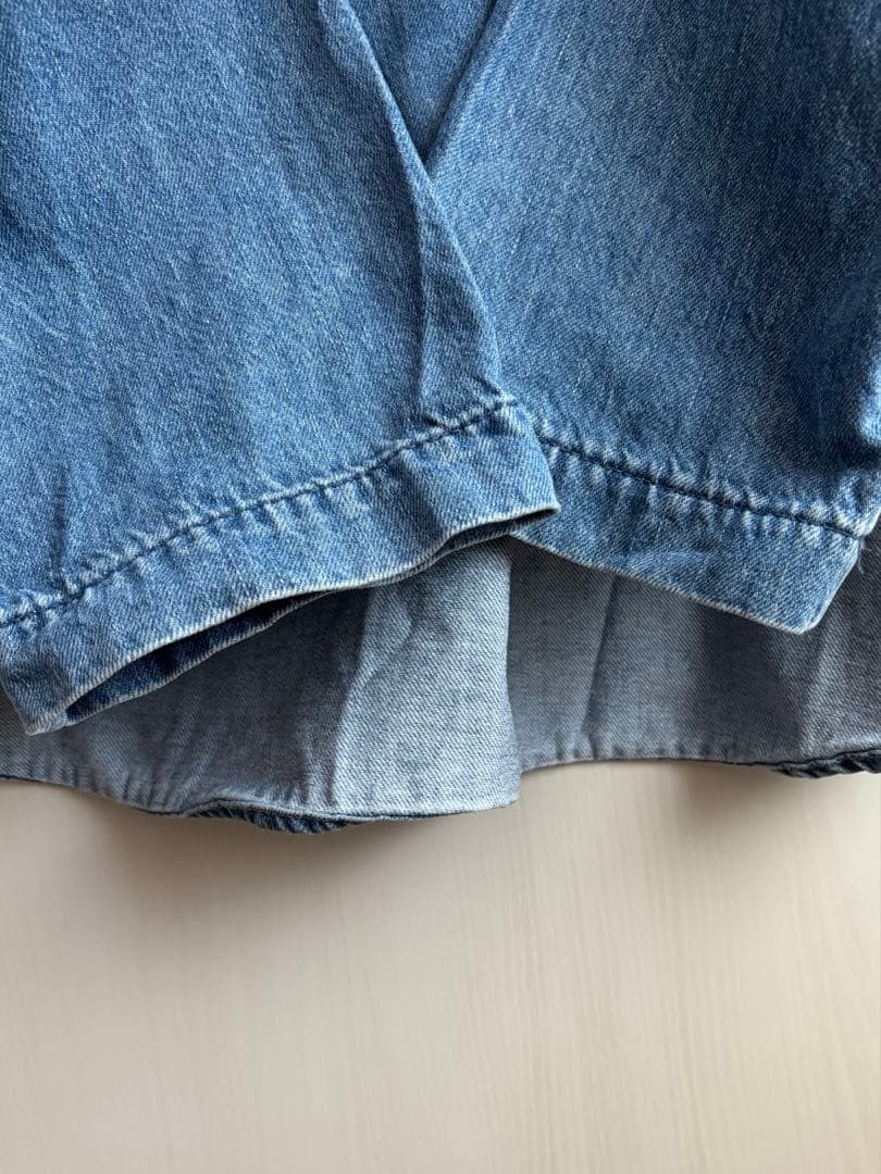 HOLIDAY PURITAN COLLAR DENIM SHIRT ホリデイ