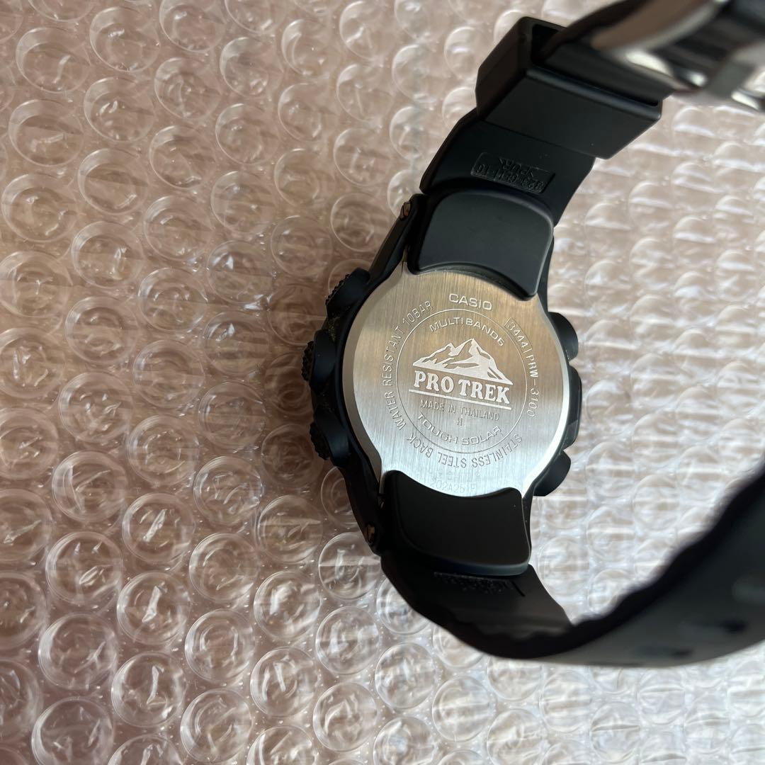 PROTREK PRW-3100 腕時計 電波ソーラー　トリプルセンサー