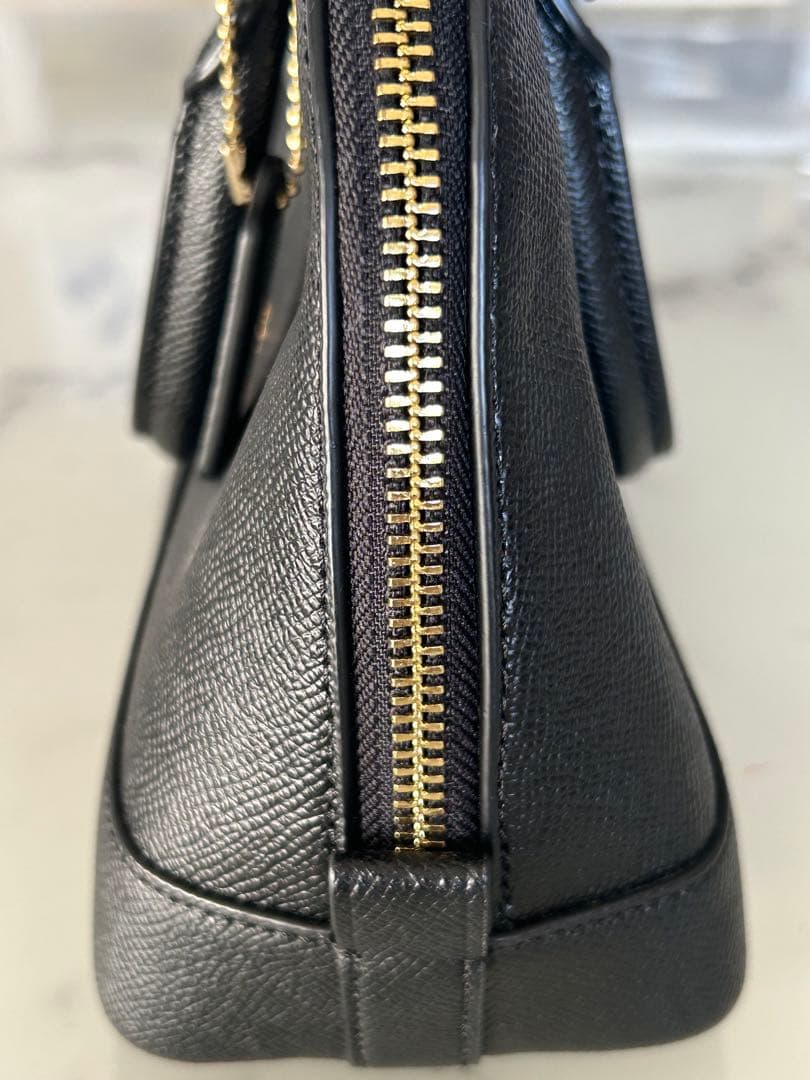 COACH ミニ シエラ サッチェル クロスグレイン レザー