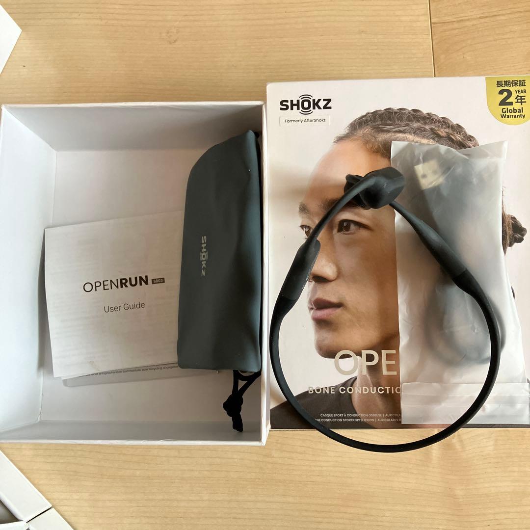 SHOKZ OPENRUN 骨伝導イヤフォン