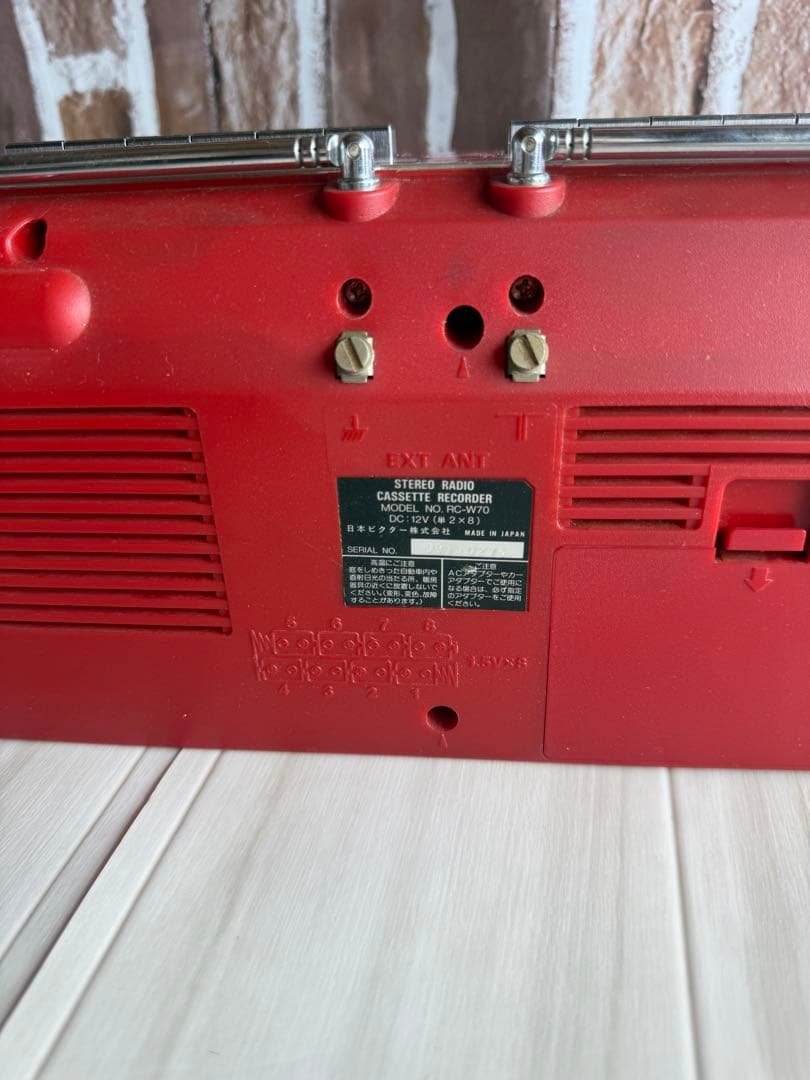 レトロ　Victor RC-V720 ステレオカセットレコーダー