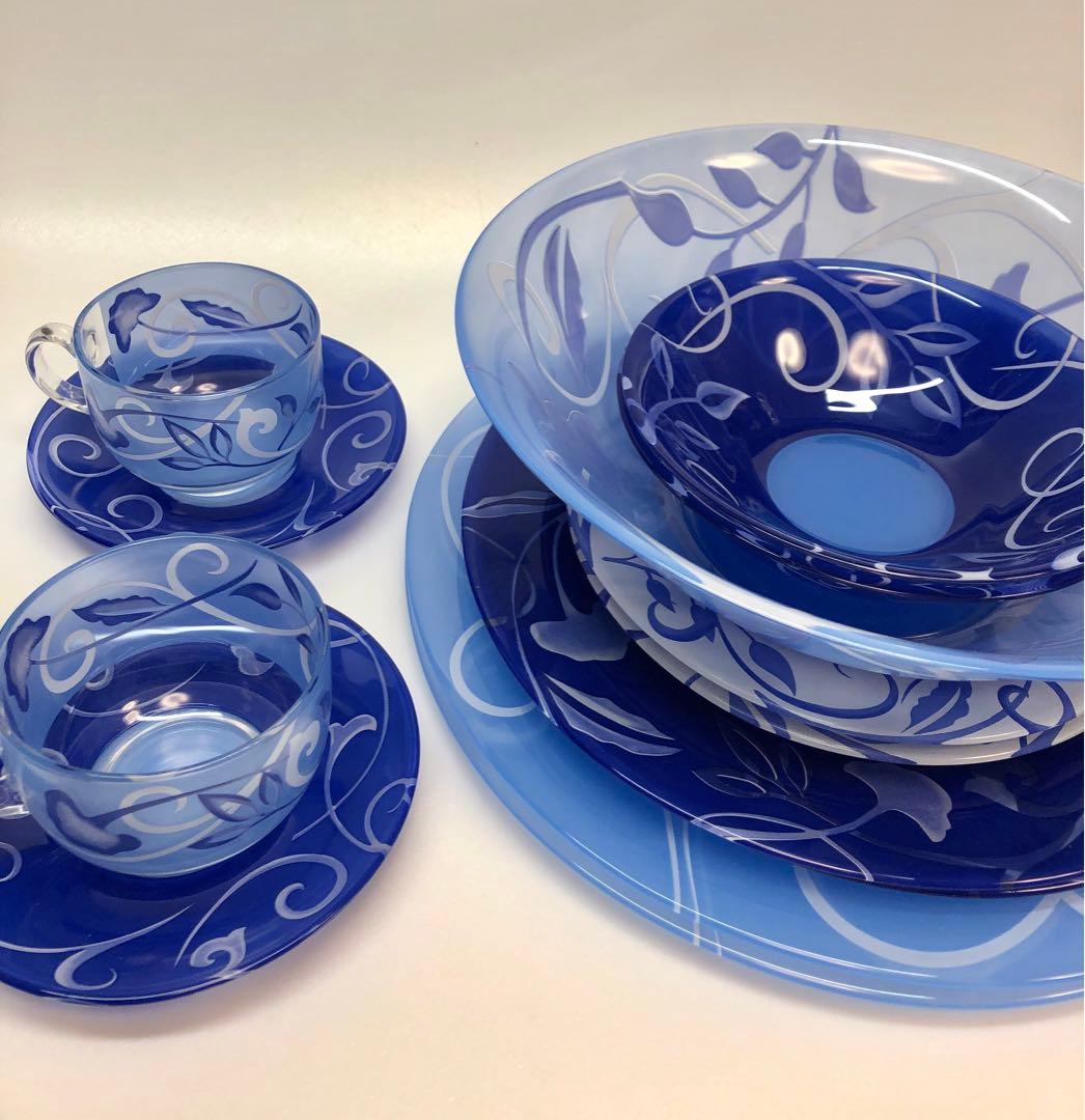 フランス製　ガラス食器 ② 大皿