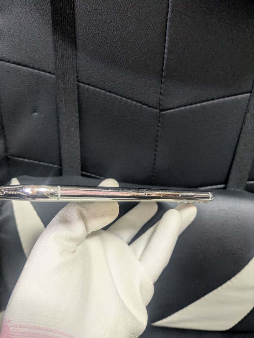 有機EL　iPhone　11 promax 256gb 銀　SIMフリー　24